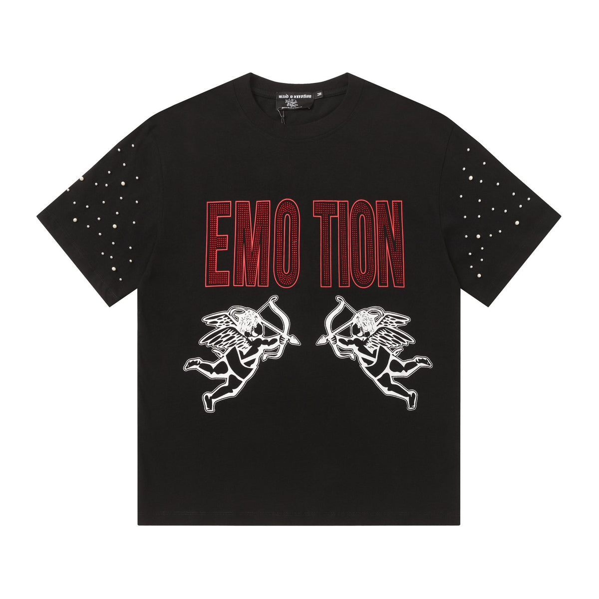 MIXED EMOTION Love or Hate Cupid Graphic T-Shirt — hero