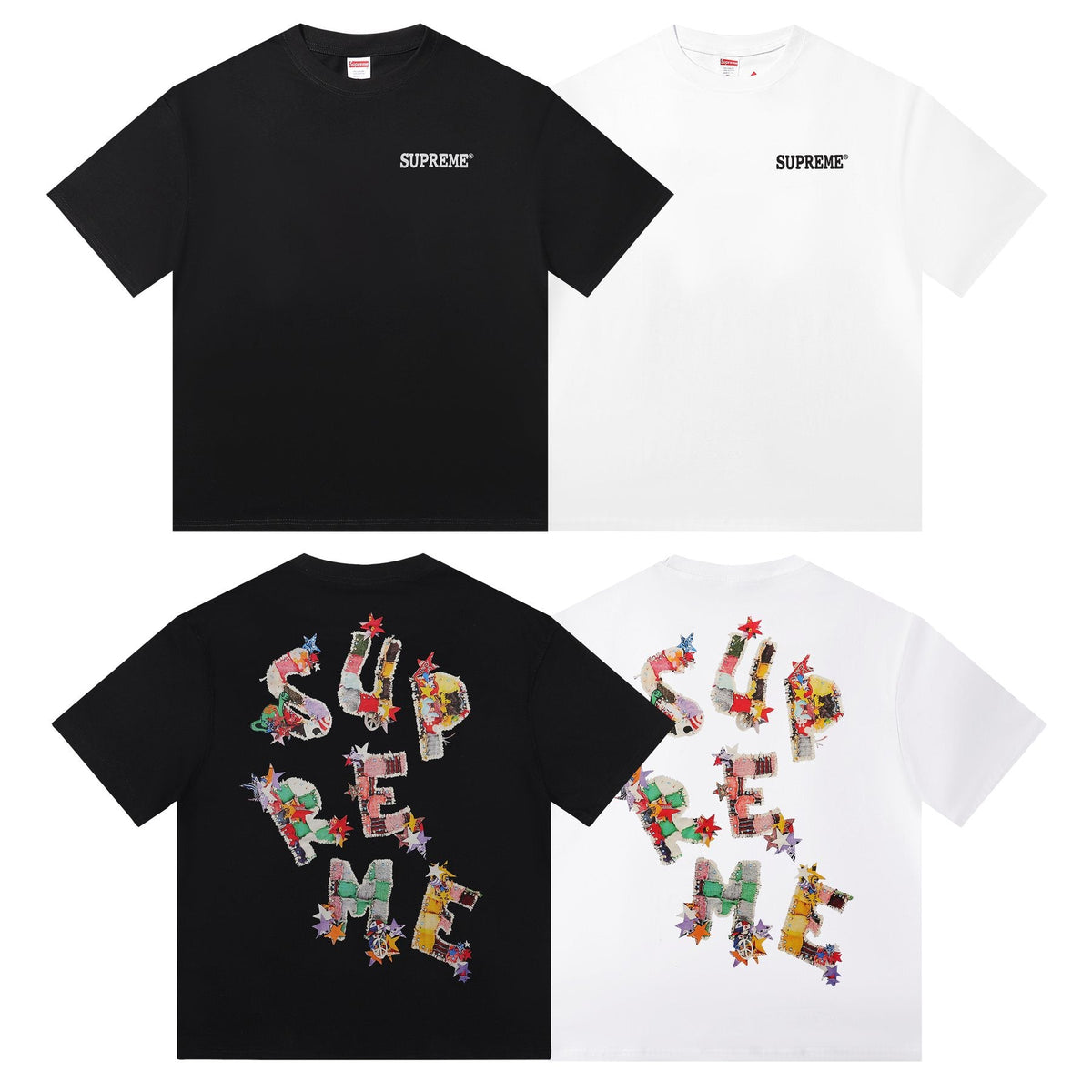Supreme SS24 Week 1 Letter Graphic T-Shirt — comparison