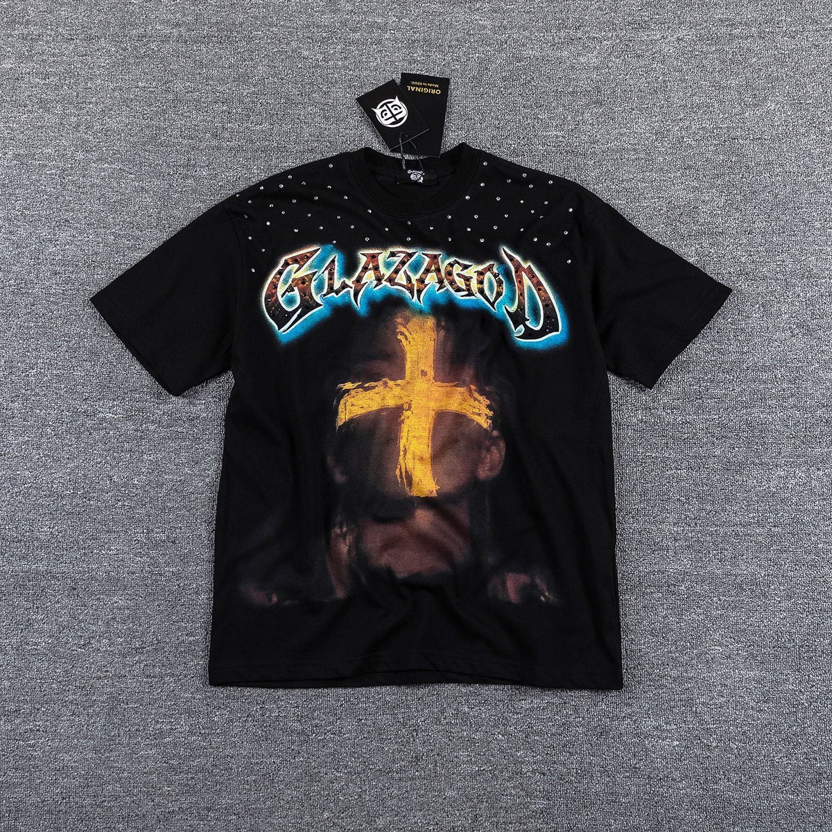 GLAZAGOD Blessed in the Vision Graphic T-Shirt — hero