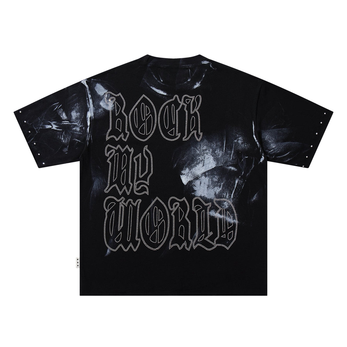 BKYS Revival Rhinestone Portrait Graphic T-Shirt — back