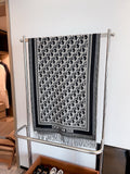 Dior Patterned Fringe Scarf — hero