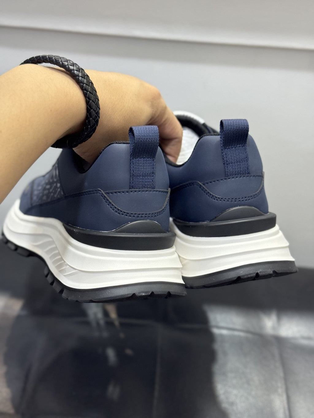 BOSS Low-Top Lace-Up Sneakers — back