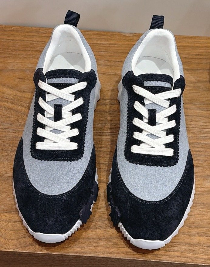 Hermès Paneled Low-Top Sneakers — hero