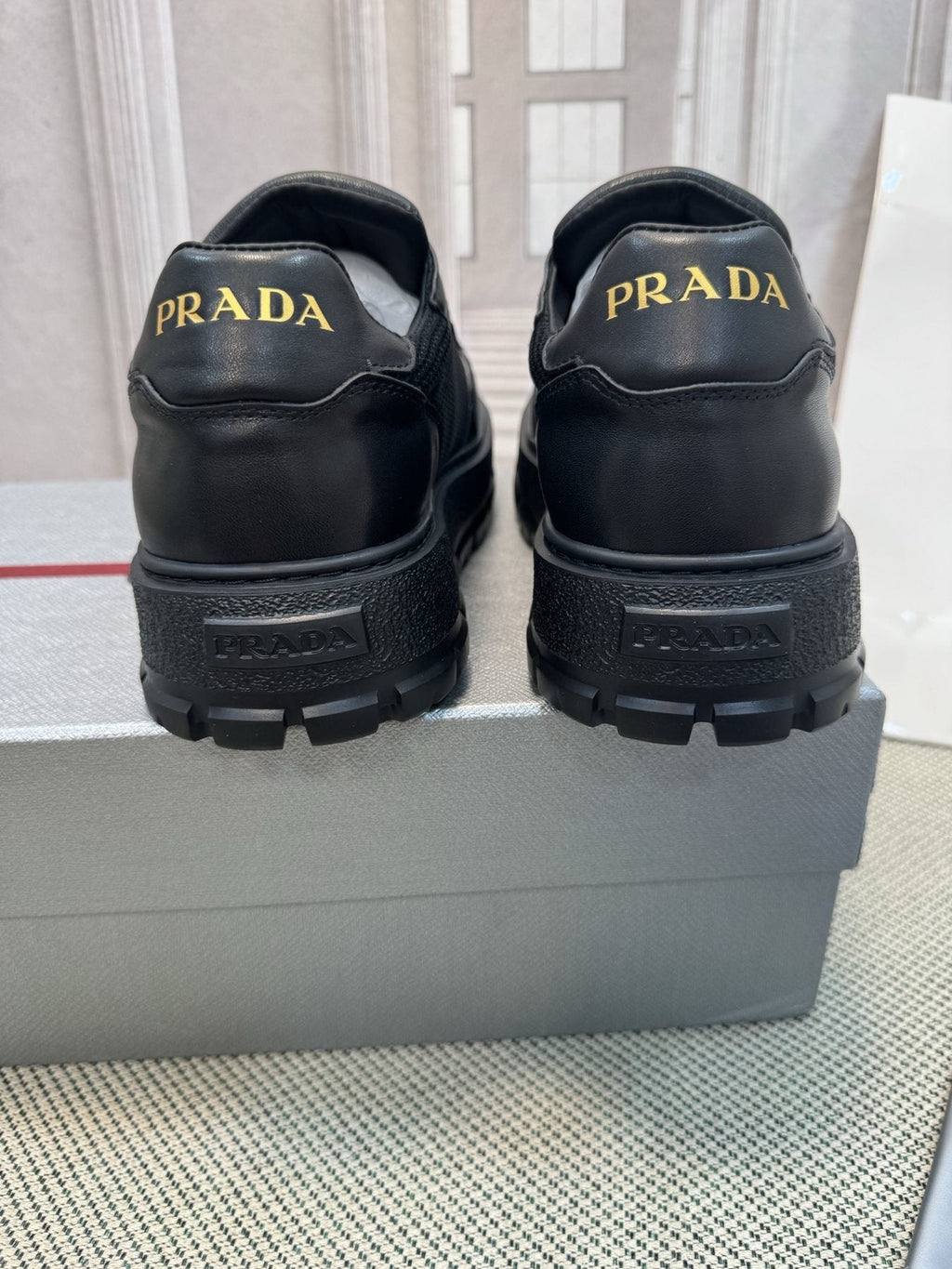 Prada Lug Sole Sneakers — back