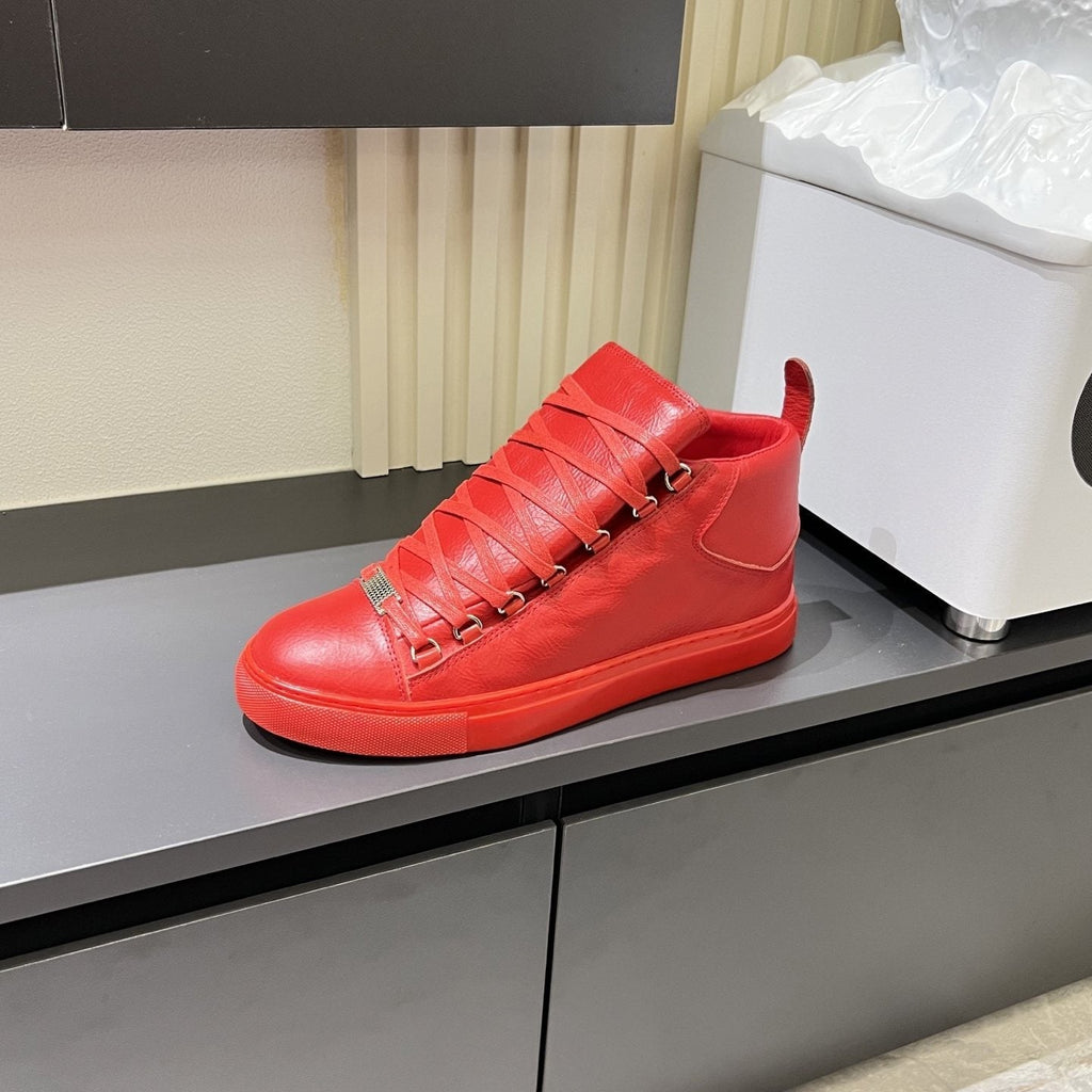 Balenciaga High-Top Lace-Up Sneakers — side
