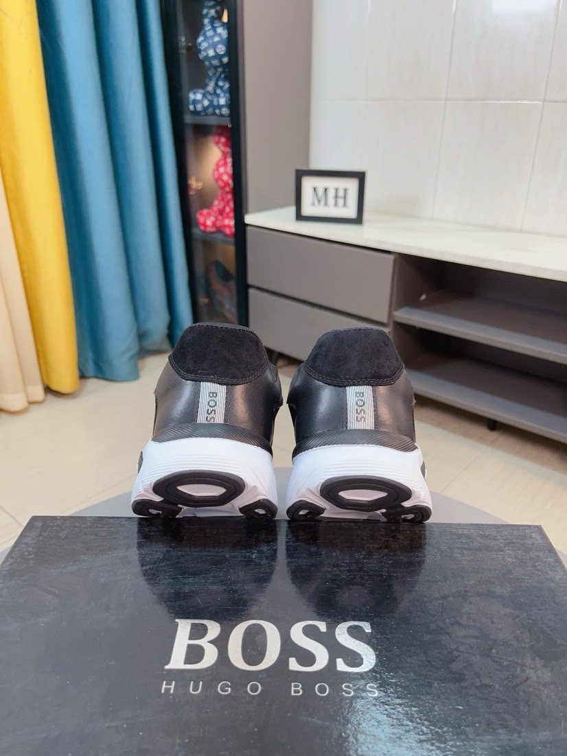 BOSS Low-Top Lace-Up Sneakers — back