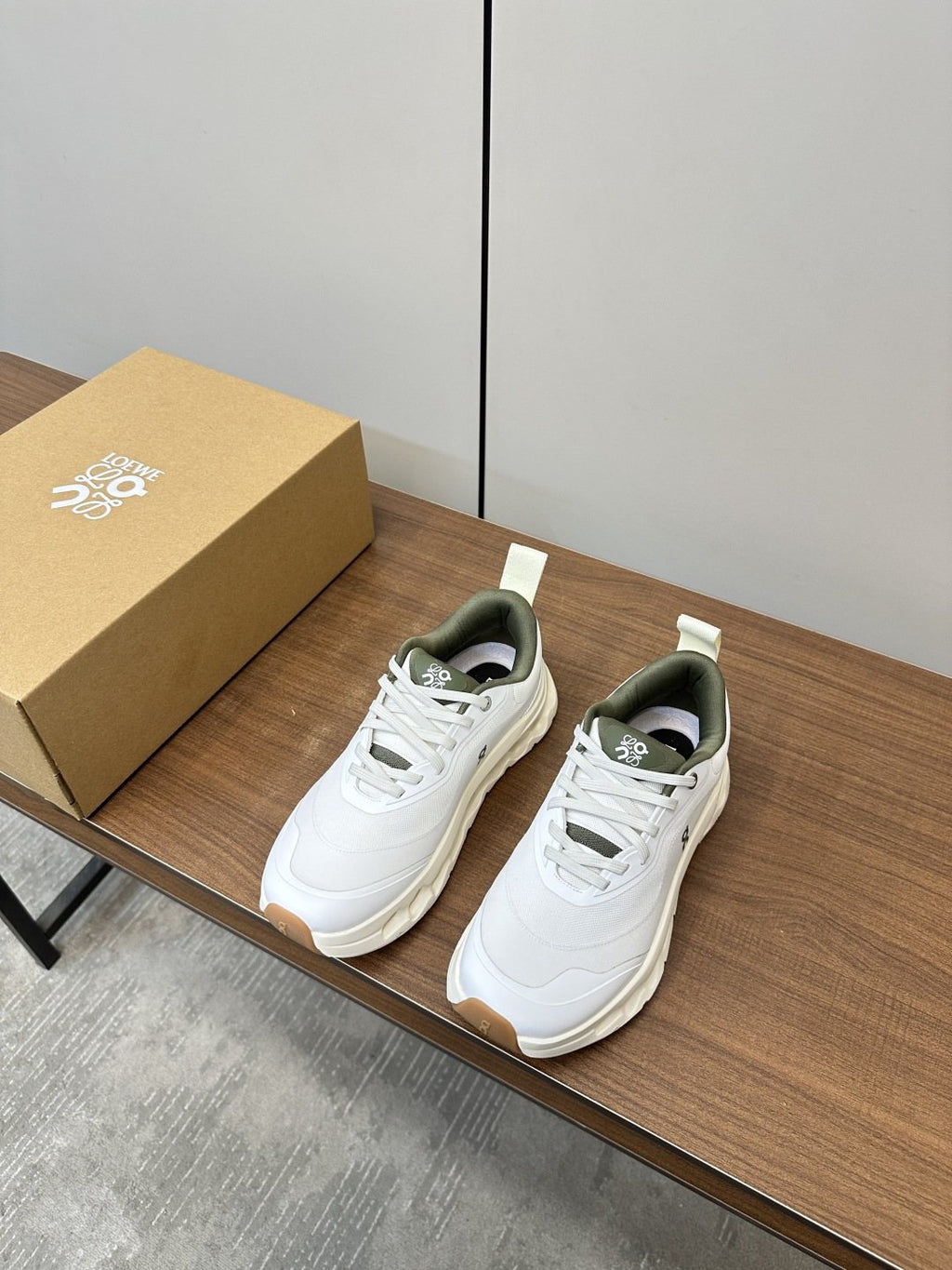 Loewe Mesh Panel Sneakers — side