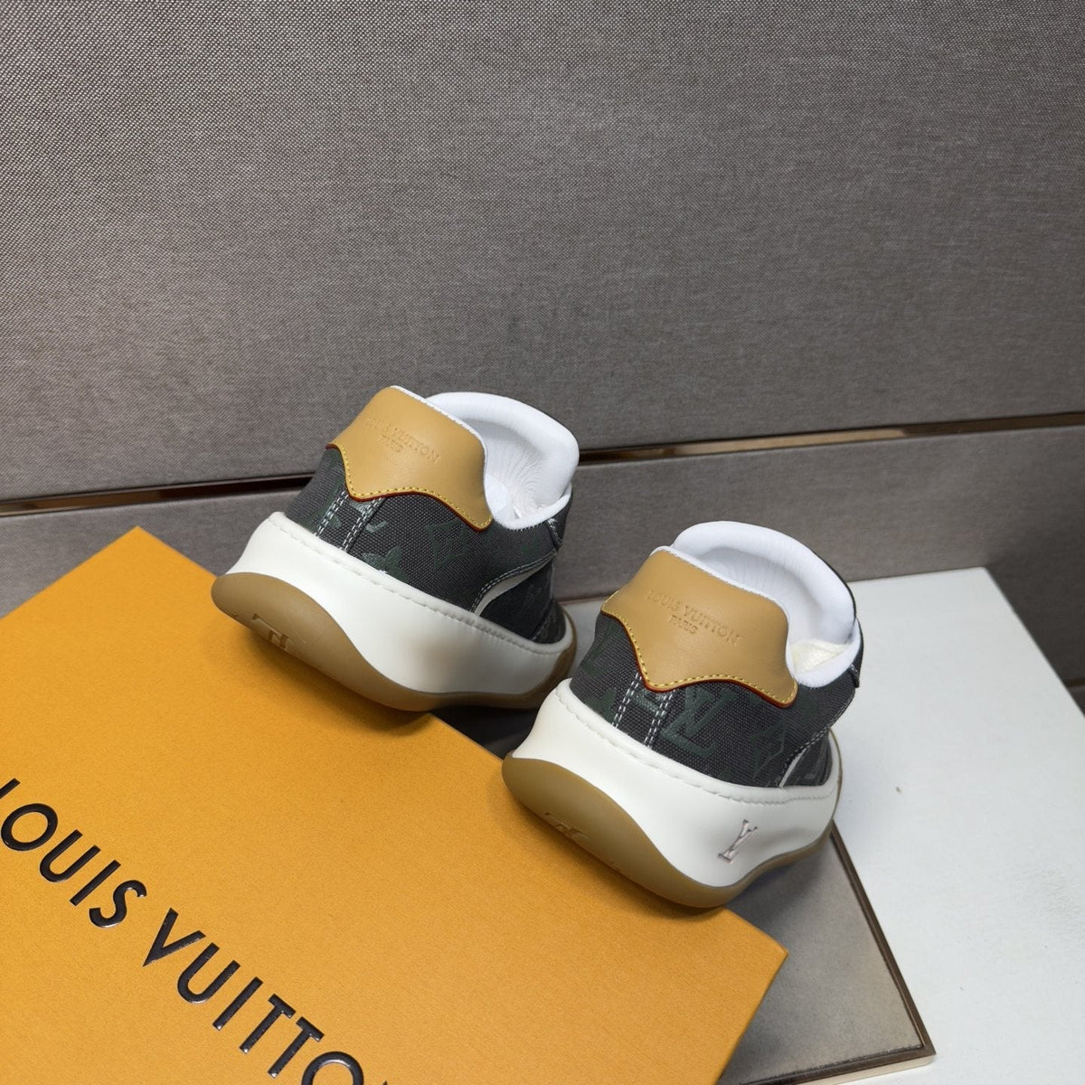 Louis Vuitton Patterned Low-Top Sneakers — back
